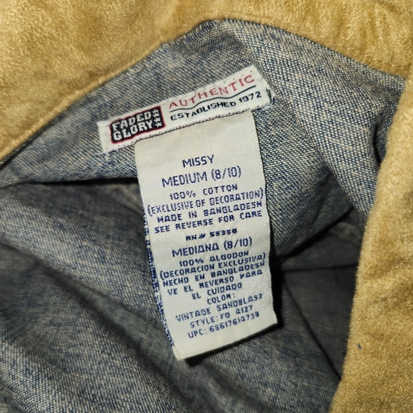 Y2K Faded Glory Denim Jacket - Picture 3 of 5